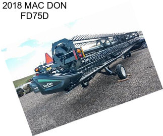 2018 MAC DON FD75D