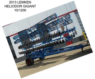 2013 LEMKEN HELIODOR GIGANT 10/1200