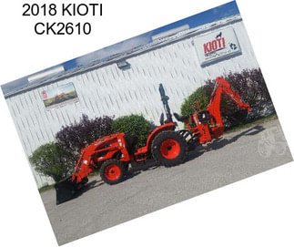 2018 KIOTI CK2610