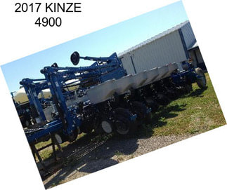 2017 KINZE 4900