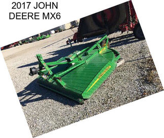 2017 JOHN DEERE MX6