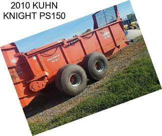 2010 KUHN KNIGHT PS150