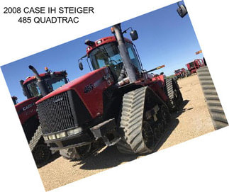 2008 CASE IH STEIGER 485 QUADTRAC