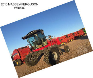 2018 MASSEY-FERGUSON WR9980