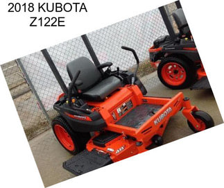 2018 KUBOTA Z122E