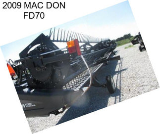 2009 MAC DON FD70