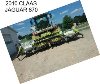 2010 CLAAS JAGUAR 870