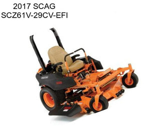 2017 SCAG SCZ61V-29CV-EFI