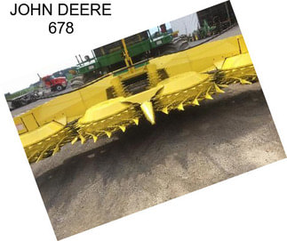 JOHN DEERE 678