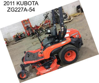 2011 KUBOTA ZG227A-54