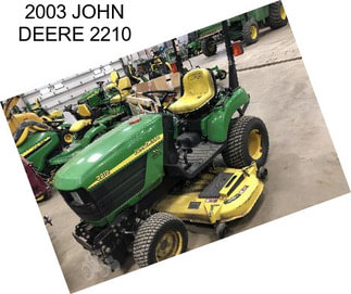 2003 JOHN DEERE 2210