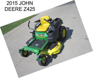 2015 JOHN DEERE Z425