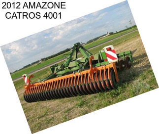 2012 AMAZONE CATROS 4001