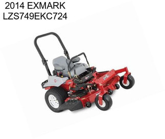 2014 EXMARK LZS749EKC724