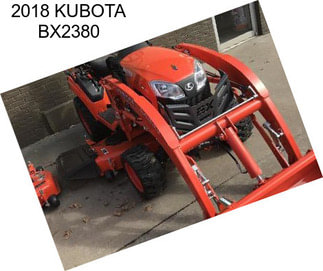 2018 KUBOTA BX2380