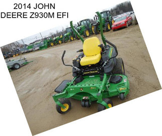 2014 JOHN DEERE Z930M EFI