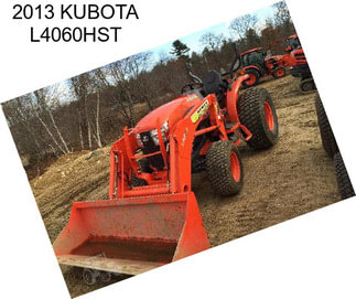 2013 KUBOTA L4060HST