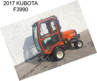 2017 KUBOTA F3990