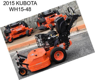 2015 KUBOTA WH15-48