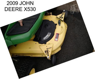 2009 JOHN DEERE X530