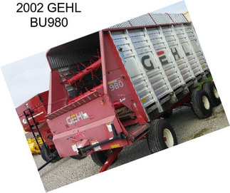 2002 GEHL BU980