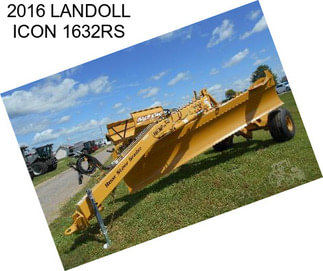 2016 LANDOLL ICON 1632RS