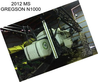2012 MS GREGSON N1000