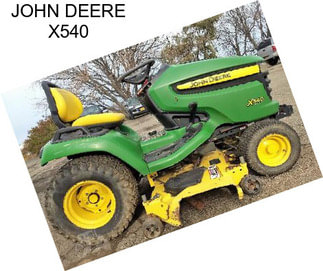 JOHN DEERE X540