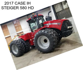2017 CASE IH STEIGER 580 HD