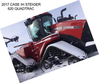 2017 CASE IH STEIGER 620 QUADTRAC