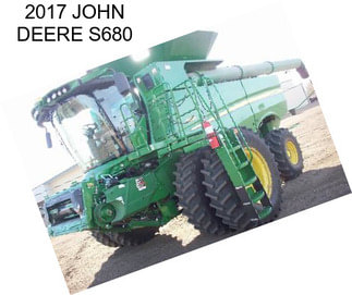 2017 JOHN DEERE S680