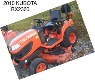 2010 KUBOTA BX2360