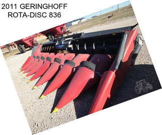 2011 GERINGHOFF ROTA-DISC 836