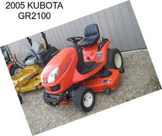 2005 KUBOTA GR2100