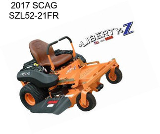 2017 SCAG SZL52-21FR