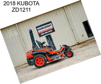 2018 KUBOTA ZD1211