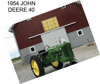 1954 JOHN DEERE 40