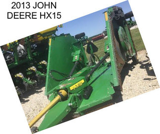 2013 JOHN DEERE HX15