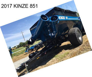 2017 KINZE 851