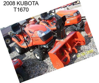 2008 KUBOTA T1670