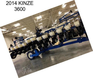 2014 KINZE 3600