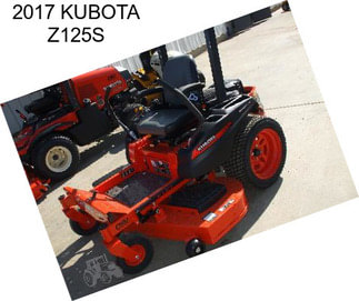 2017 KUBOTA Z125S