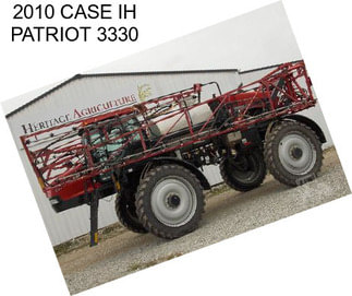 2010 CASE IH PATRIOT 3330