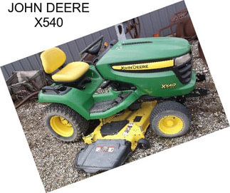 JOHN DEERE X540