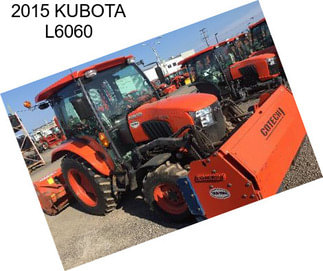 2015 KUBOTA L6060