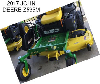 2017 JOHN DEERE Z535M