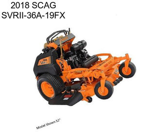 2018 SCAG SVRII-36A-19FX