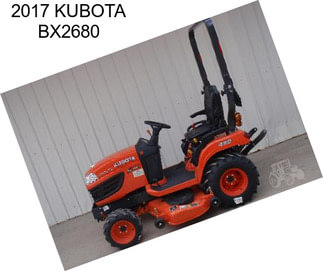 2017 KUBOTA BX2680