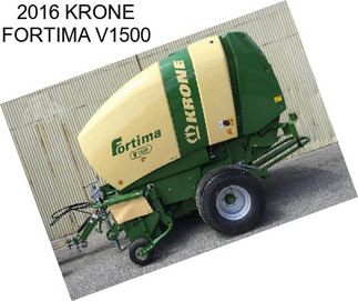 2016 KRONE FORTIMA V1500