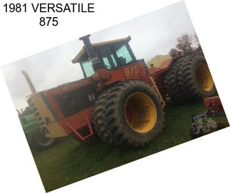 1981 VERSATILE 875